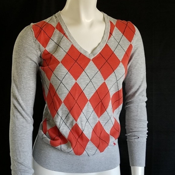 Tommy Hilfiger Sweaters - 🎉Gray & Orange TOMMY HILFIGER